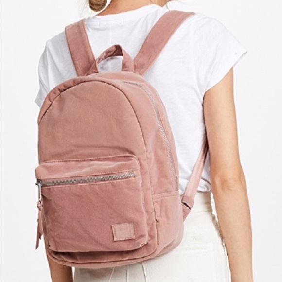ash rose herschel backpack